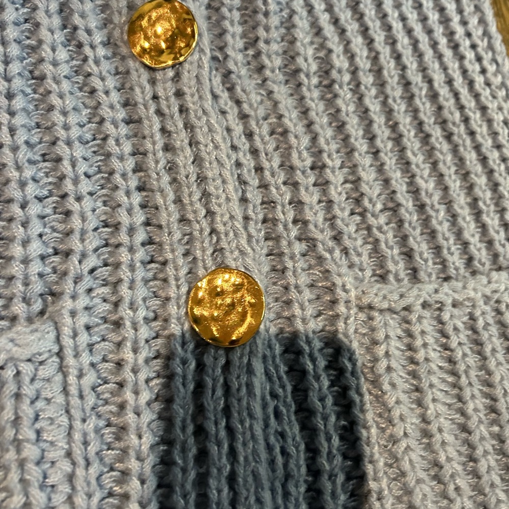 ANRABEES Women's Sleeveless
Chunky Knit Cardigan - Picture 5 of 6